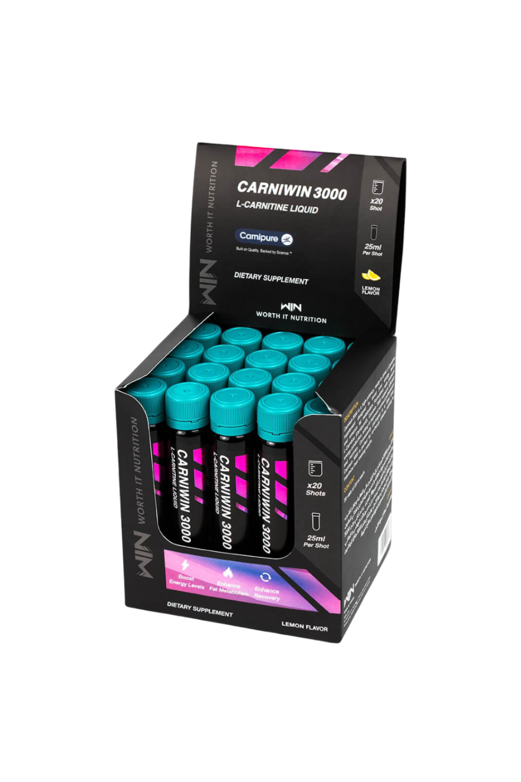 Carnitine Carnipure - Worth It Nutrition | 20 Shots